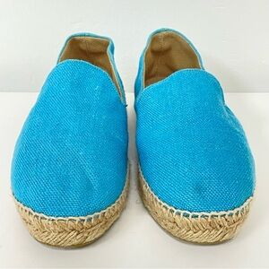Stubbs & Wootton Palm Beach woven espadrille loafer, jute edges. Like new. Sz38